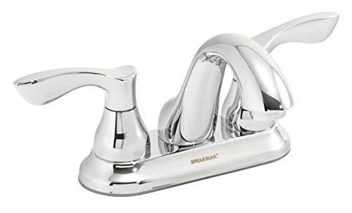 SPEAKMAN 2-Handle Brass Bathroom Faucet - Classic Vintage Style for Sink, Vanity & Powder Room - Durable & Elegant Bathroom Upgrade