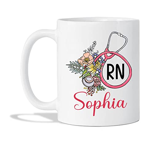 RN Stethoscope Nurse Mug
