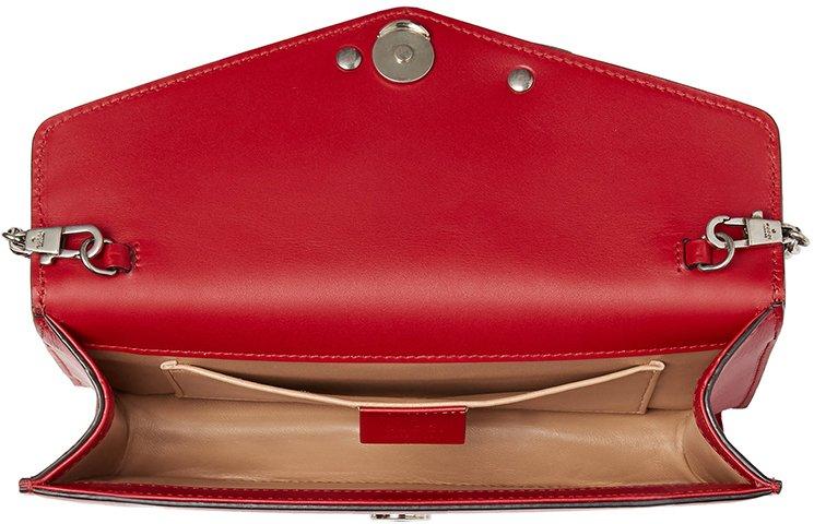 Gucci Lilith Leather Shoulder Bag for Women - Genuine Leather Crossbody Purse with Adjustable Strap, Red Luxury Handbag - Perfect for Work, Travel & Evening Events