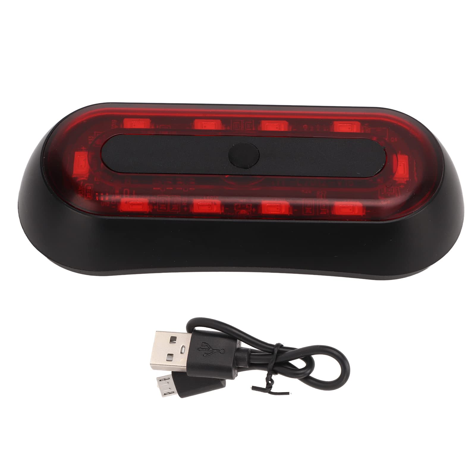 Bike Helmet Light - Waterproof LED Warning Tail Light with Brake Function for Night Cycling Safety | Lightweight Helmet Accessories for Road Biking, Mountain Biking & Commuting