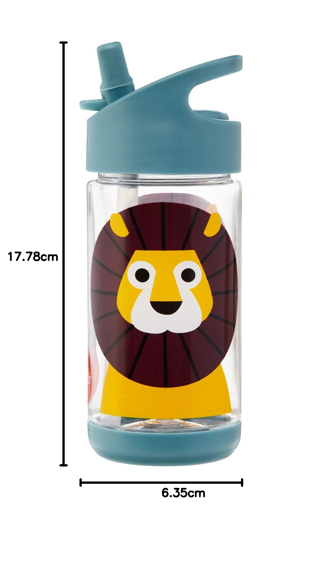 3 Sprouts Kids 12oz Plastic Spout Water Bottle - Durable & Leak-Proof for School, Sports & Outdoor Adventures