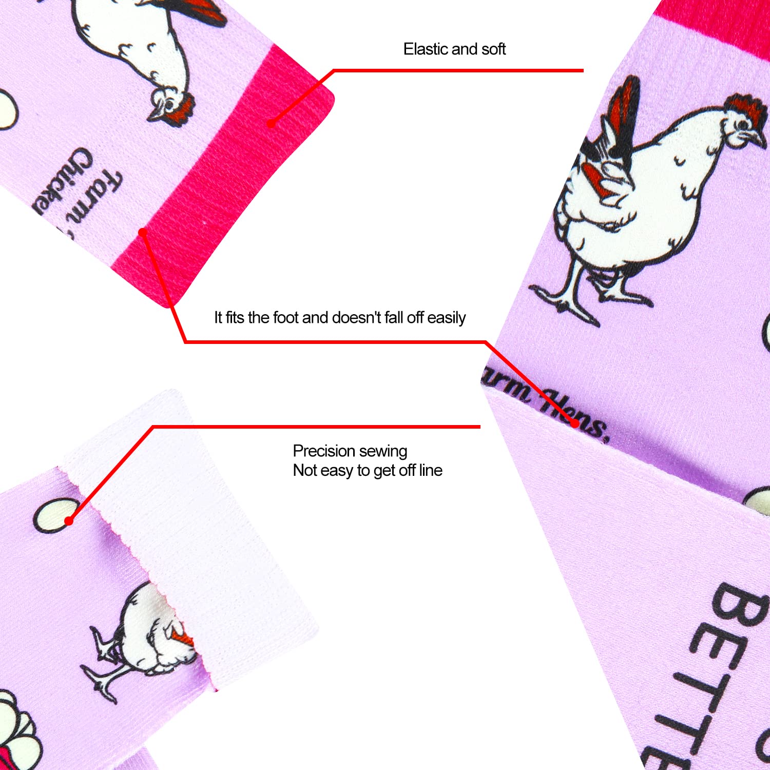 Benefeet Women's Funny Crazy Sloth & Unicorn Ankle Socks - 3D Printed Novelty Low Cut Socks for Girls - Perfect Gift for Christmas, Birthday & Casual Wear
