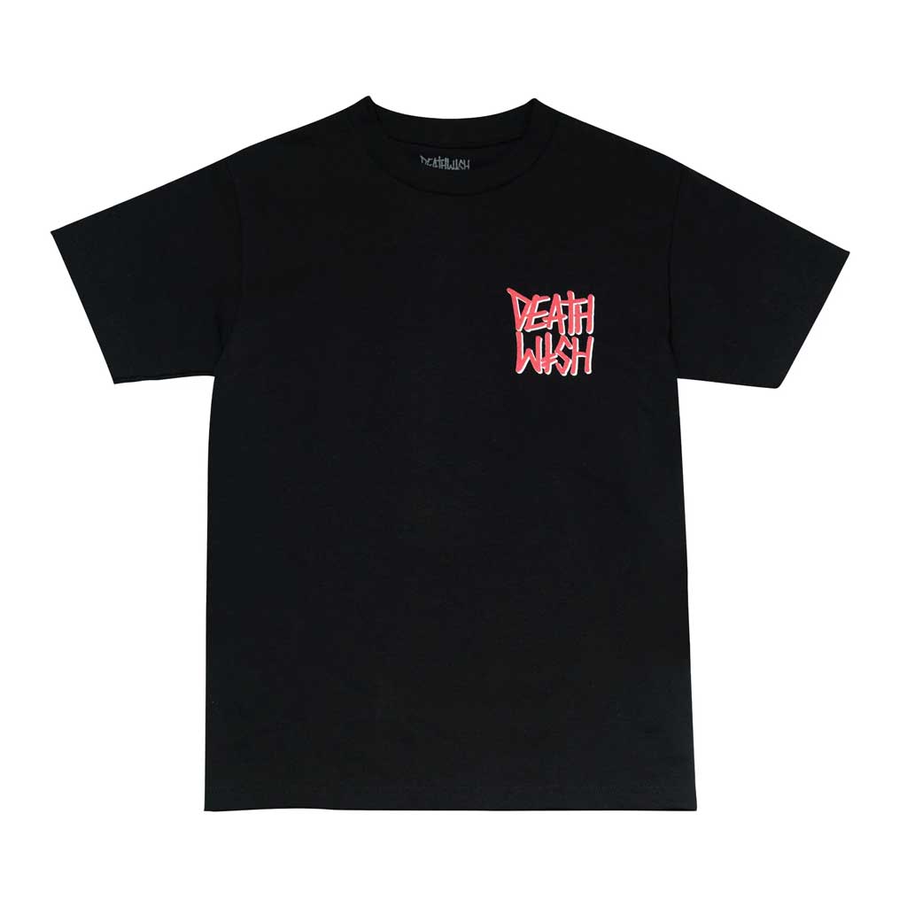 Deathwish The Truth T-Shirt - Black & Red Graphic Tee for Skateboarding & Streetwear Fashion