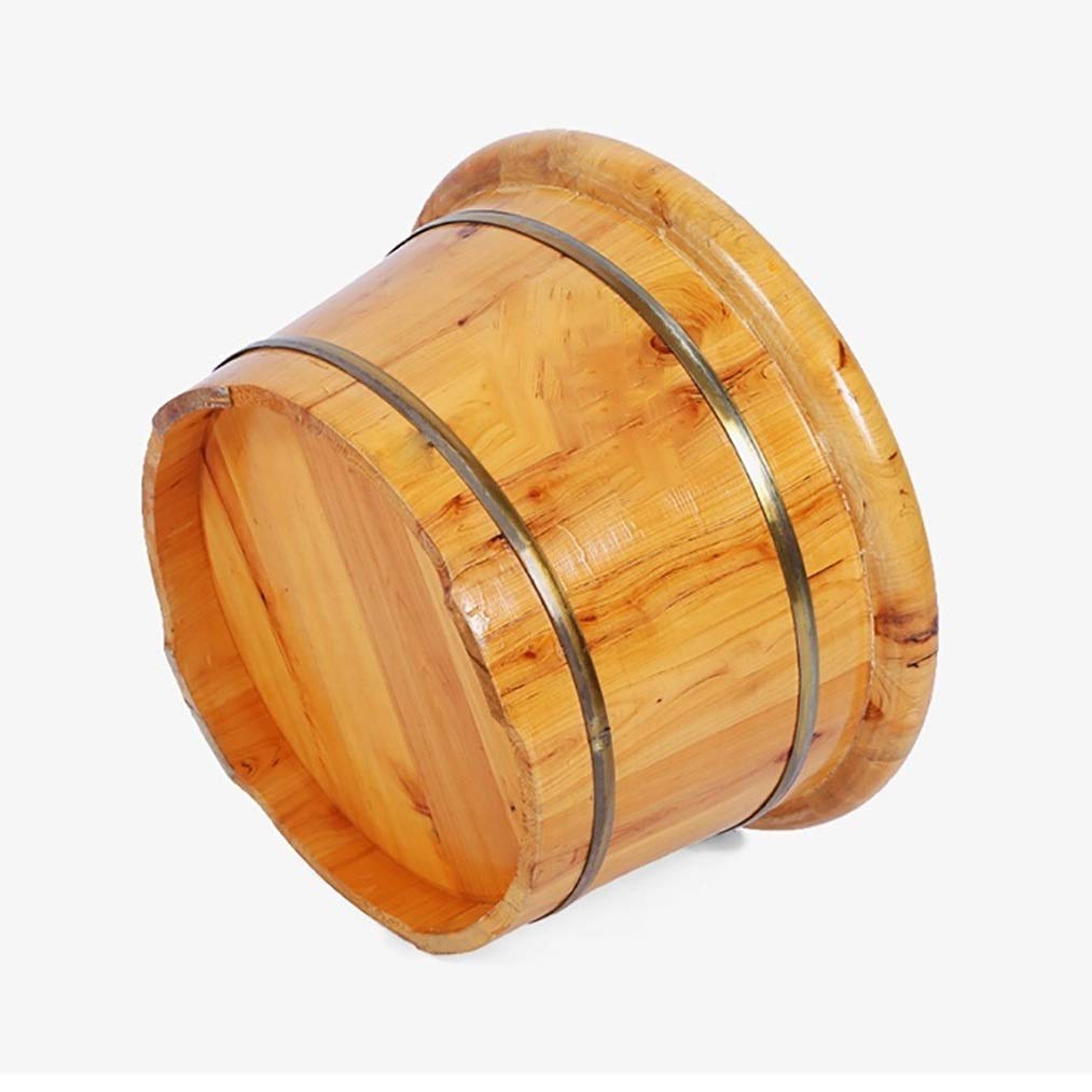 Wooden Foot Bath Tub for Home Spa - Relaxing Foot Massage & Sauna Set with Bucket | Perfect for Pedicures, Foot Care & Stress Relief