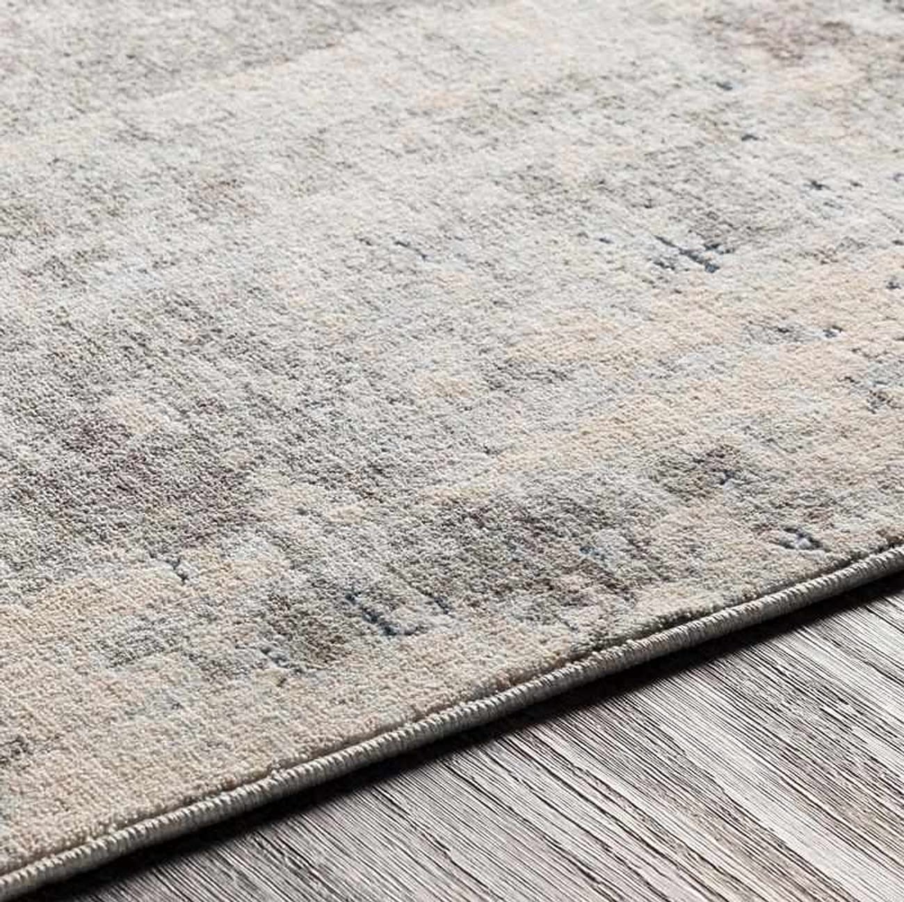 Mark&Day Modern Medium Gray Marble Area Rug 8x10 - Soft Non-Slip Living Room Rug, Bedroom Carpet, Kitchen Floor Mat in Grey Black White (7'10