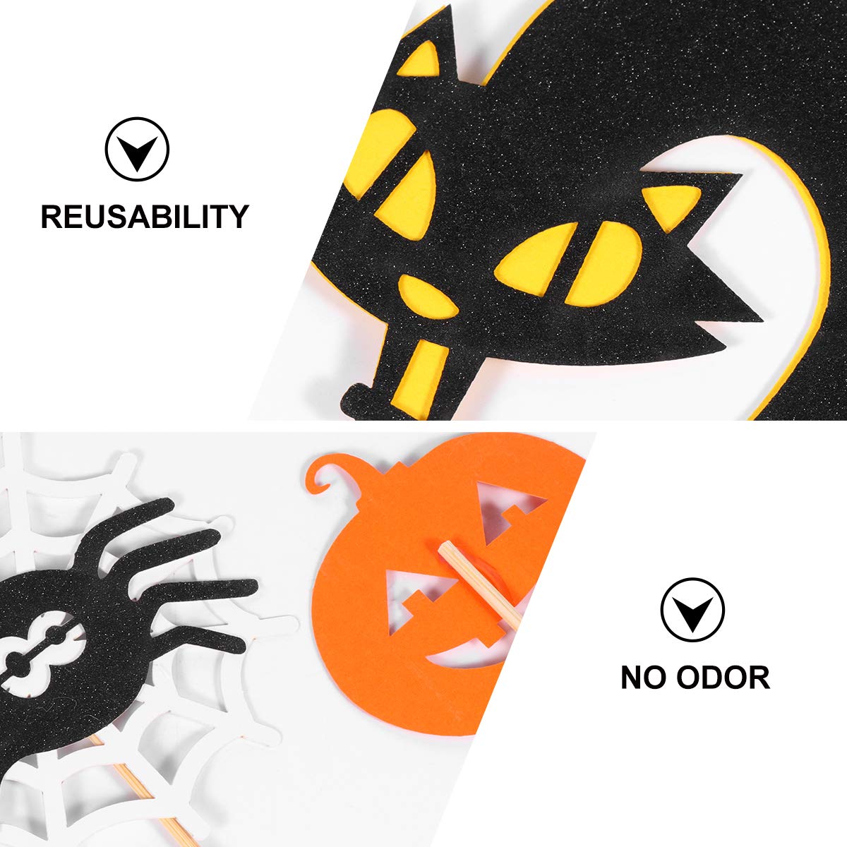 3pcs Halloween Bat Cake Toppers - Adorable Cake Decorations for Halloween Party, DIY Cake Picks & Edible Cake Accessories - Perfect for Halloween Desserts, Cupcakes, and Spooky Treats