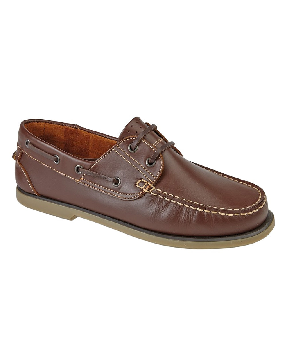 Men's Genuine Leather Moccasin Boat Shoes - Comfortable Slip-On Loafers for Casual Wear, Driving & Outdoor Activities
