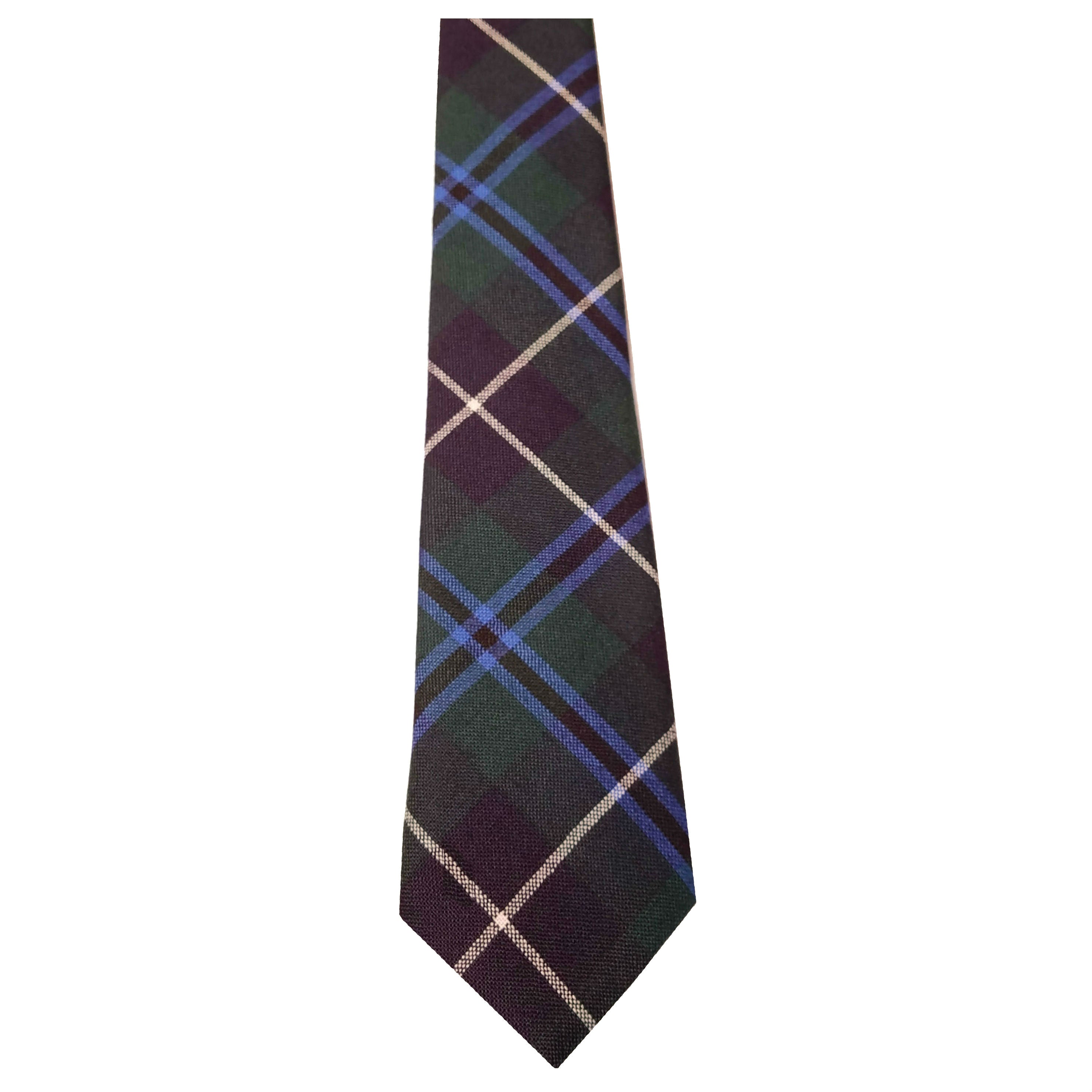 Premium Wool Tartan Neckties for Men - 99 Modern Color Patterns | Perfect for Weddings, Business & Formal Events