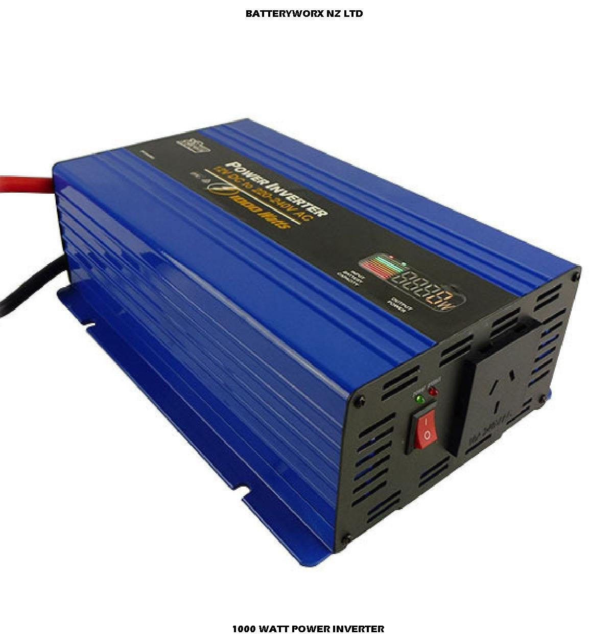 1000W Pure Sine Wave Power Inverter 12V to 110V - Car & Home Use for RV, Camping, Appliances & Electronics