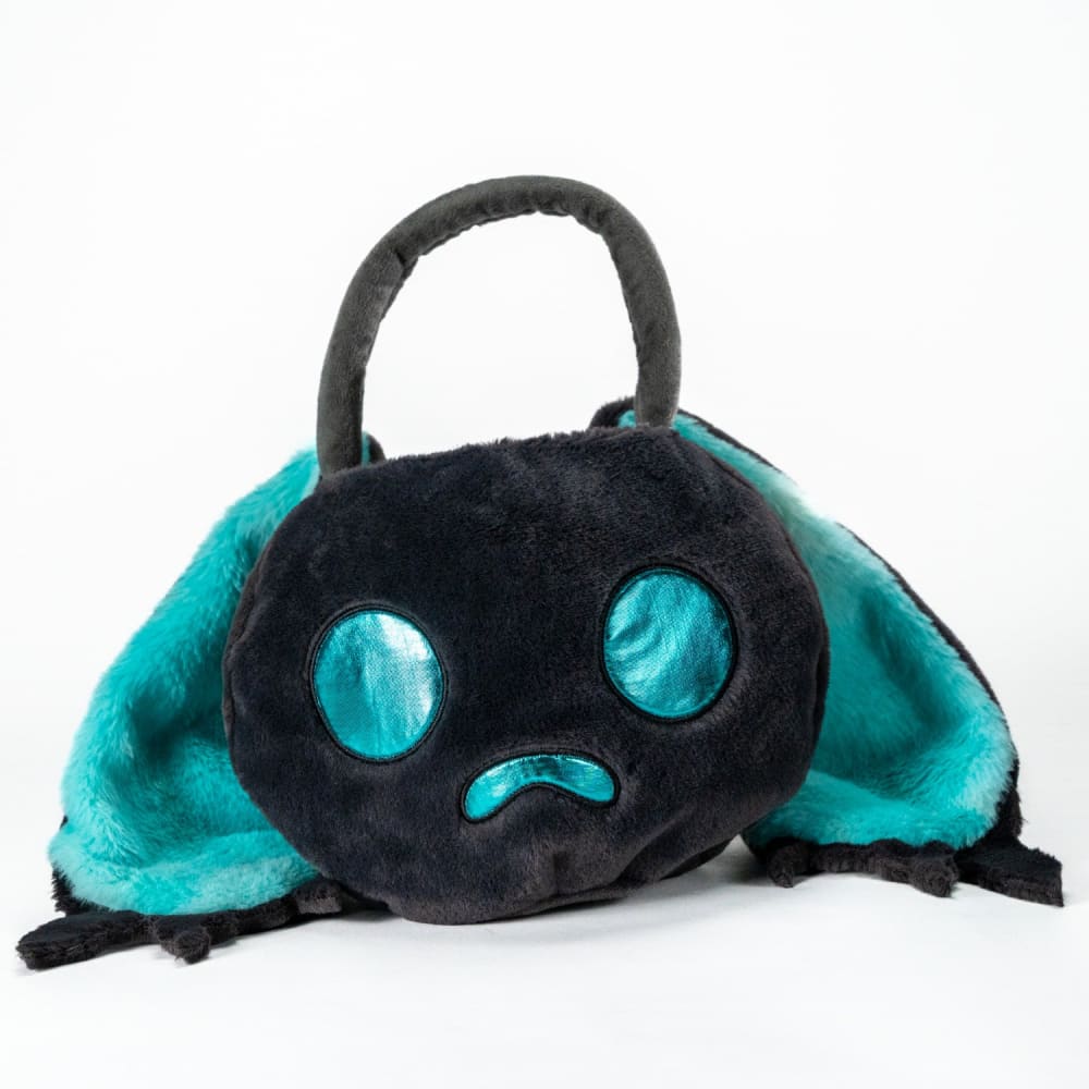 Plushie Dreadfuls Wraith Rabbit Head Bag - Soft Gothic Stuffed Animal Toy for Halloween Decor, Cosplay & Dark Aesthetic Collectors
