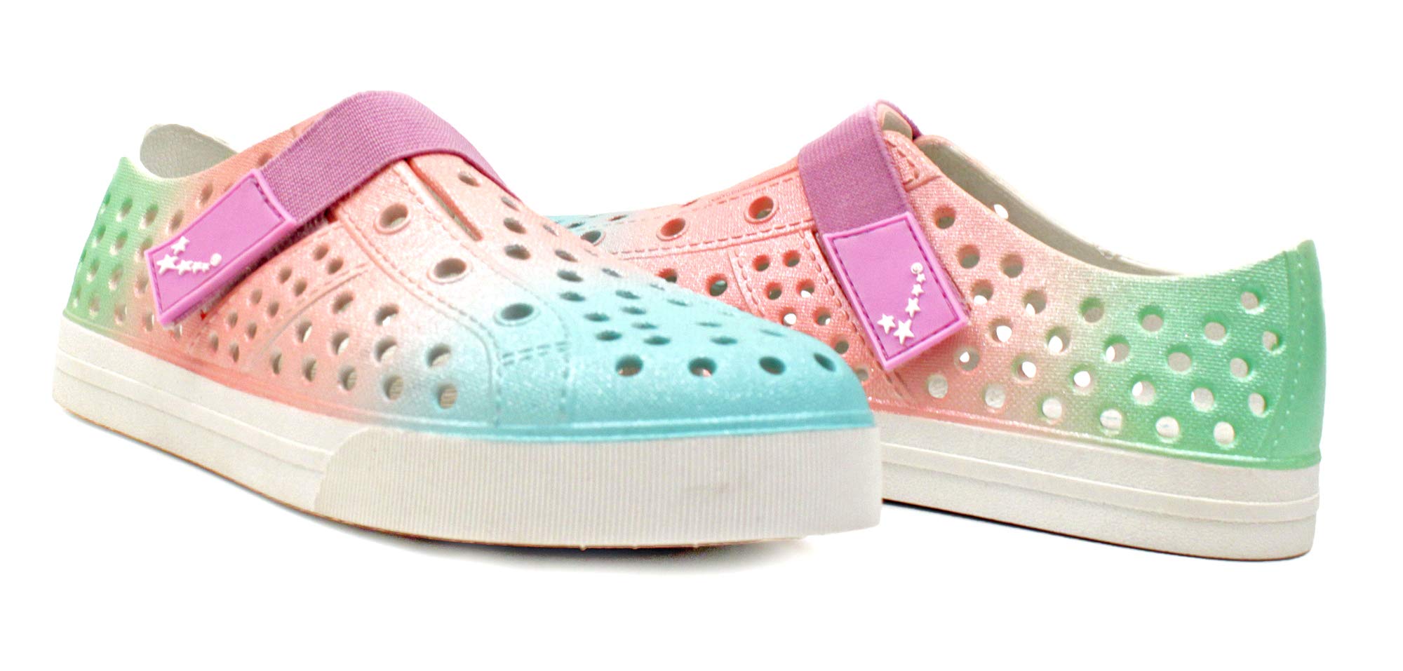Luckers Girls Water Shoes - Quick Dry Slip-On Sneakers for Beach, Pool & Outdoor Activities | Lightweight & Comfortable for Kids