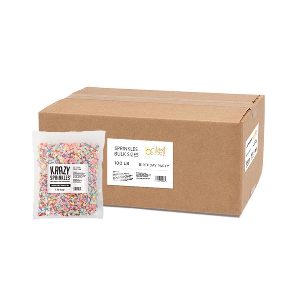 Bulk Birthday Party Sprinkles Mix - Assorted Colors & Shapes for Cakes, Cupcakes & Desserts | Perfect for Baking, Decorating & Celebrations