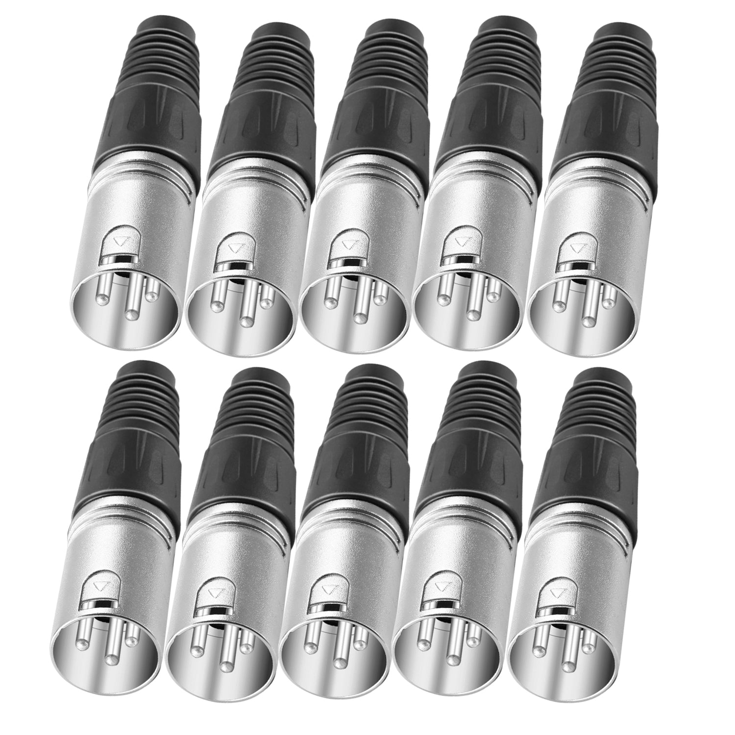 NEEWER 20-Piece 3-Pin XLR Solder Type Audio Connectors Kit - Professional Microphone & Audio Equipment Repair for Studio, Live Sound, and DJ Setups