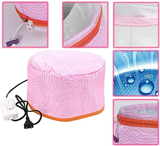 PAGH Thermal Hair Spa Cap with Beauty Steamer - Nourishing Heating Treatment for Hair Care | At-Home Salon Experience for Women - Perfect for Deep Conditioning, Scalp Treatment & Relaxation