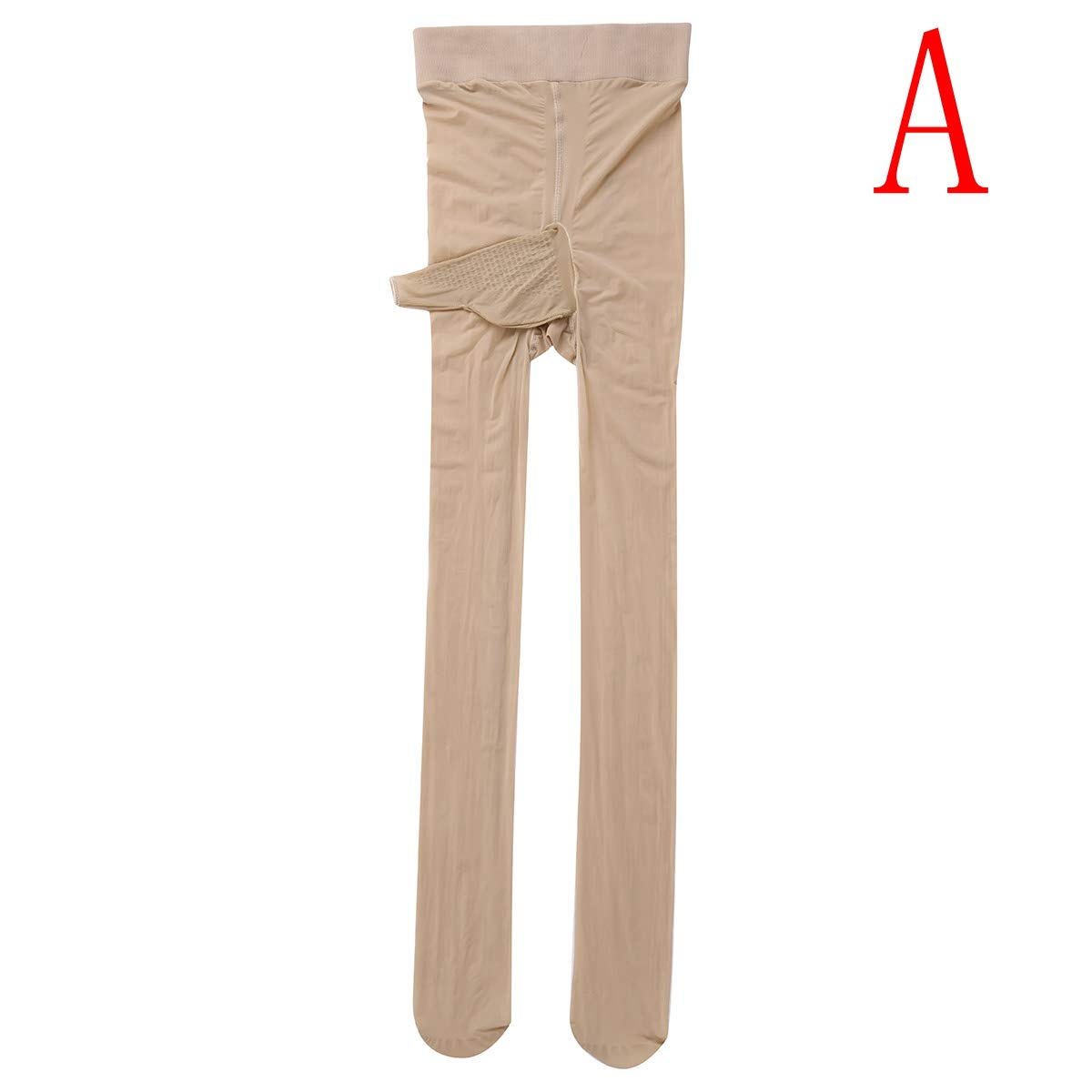 Sexy Open Crotch Pantyhose Bodysuit for Men - Stretchy Tight Body Stockings - Perfect for Roleplay, Lingerie & Sensual Wear