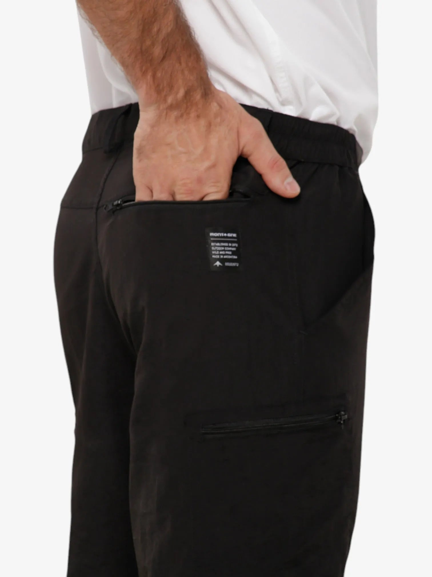 Sherpa Mountain Pants with Detachable Zipper - Black | Waterproof Trekking & Hiking Pants for Outdoor Adventures & Camping