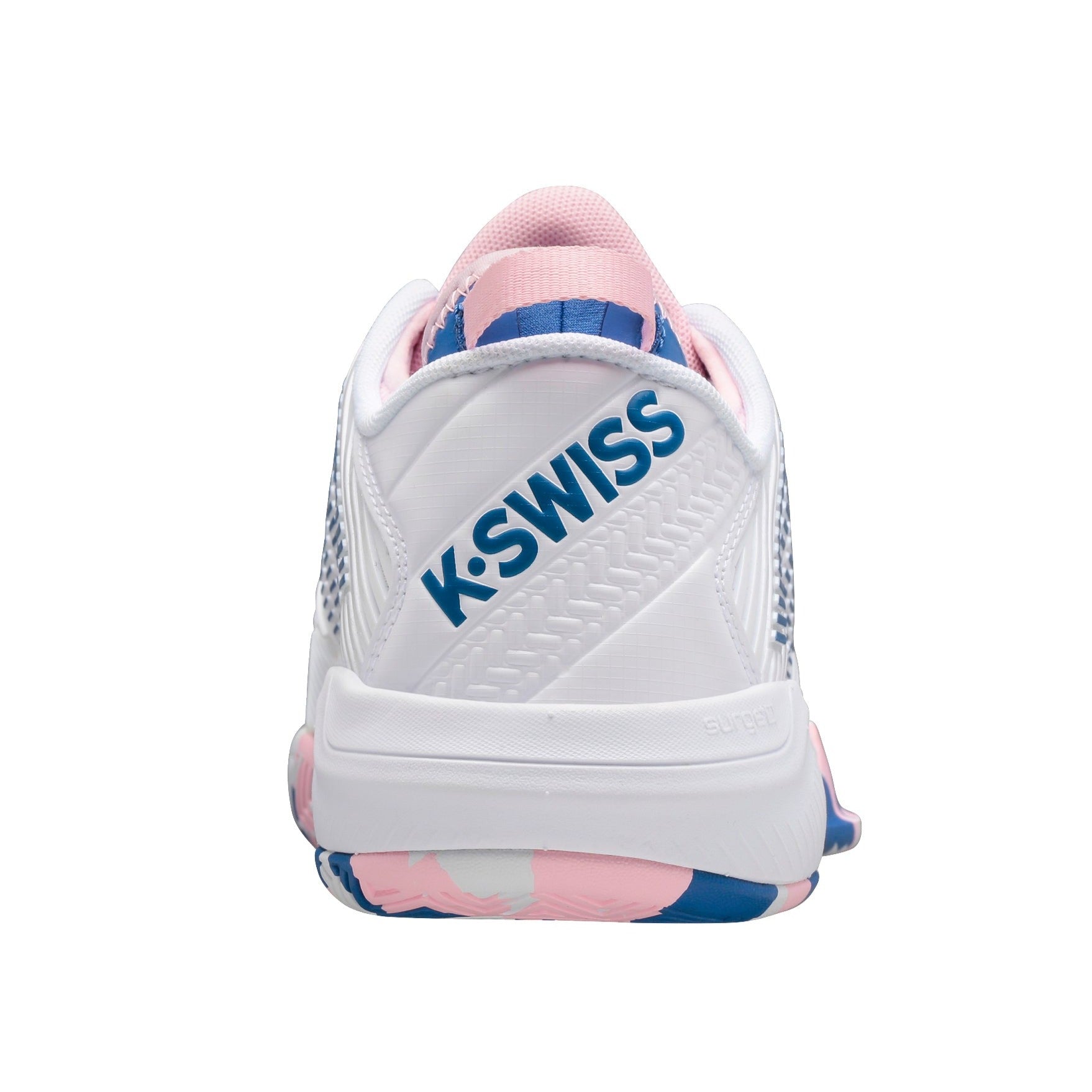 K Swiss Hypercourt Supreme Women's Tennis Shoes - White/Star Sapphire/Orchid Pink | Lightweight & Durable Court Shoes for Women | Perfect for Tennis, Pickleball & Casual Wear