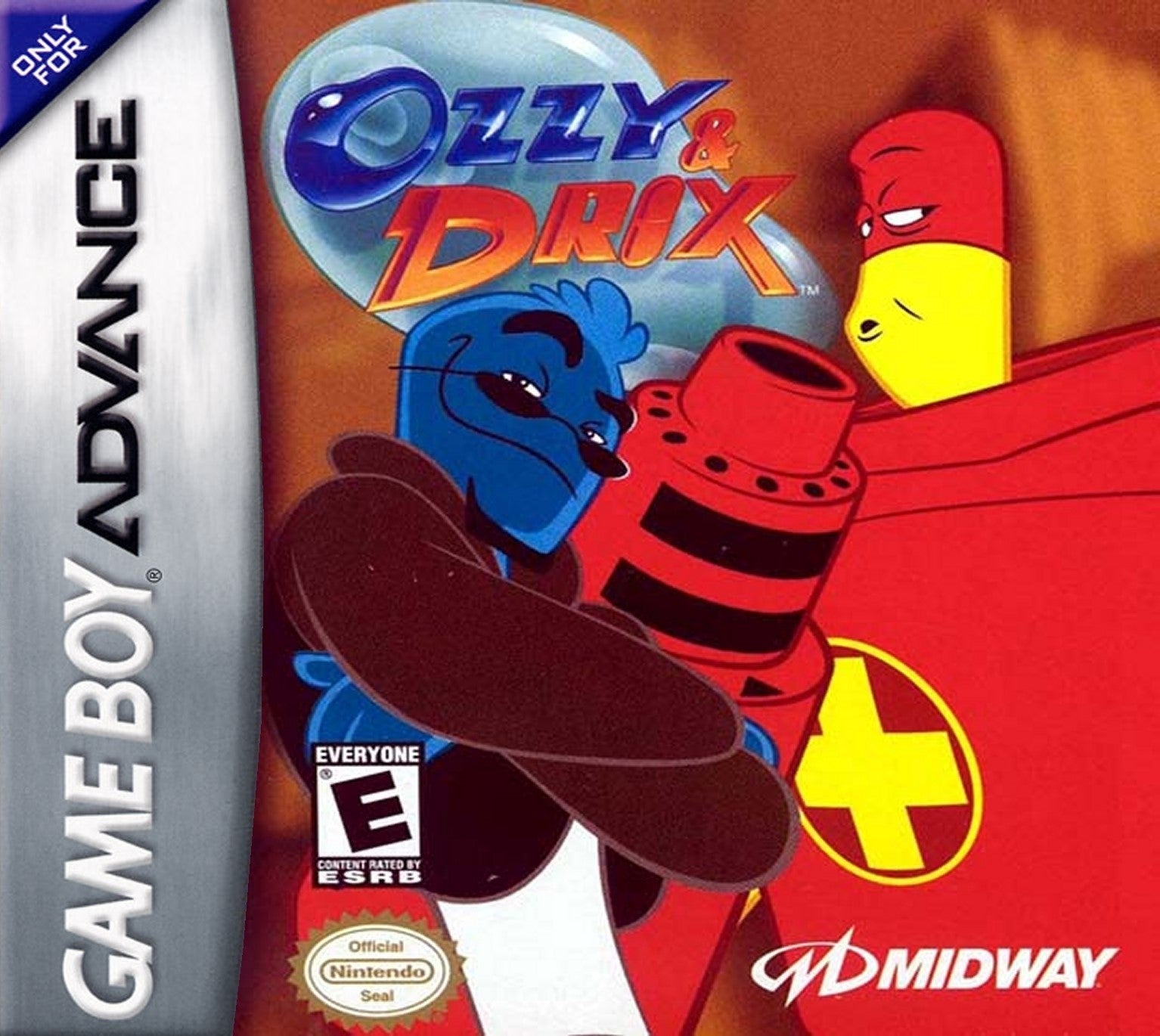 Used Ozzy & Drix Game Boy Advance Video Game Cartridge - Classic GBA Action Adventure for Kids & Collectors - Perfect for Retro Gaming & Nostalgic Play