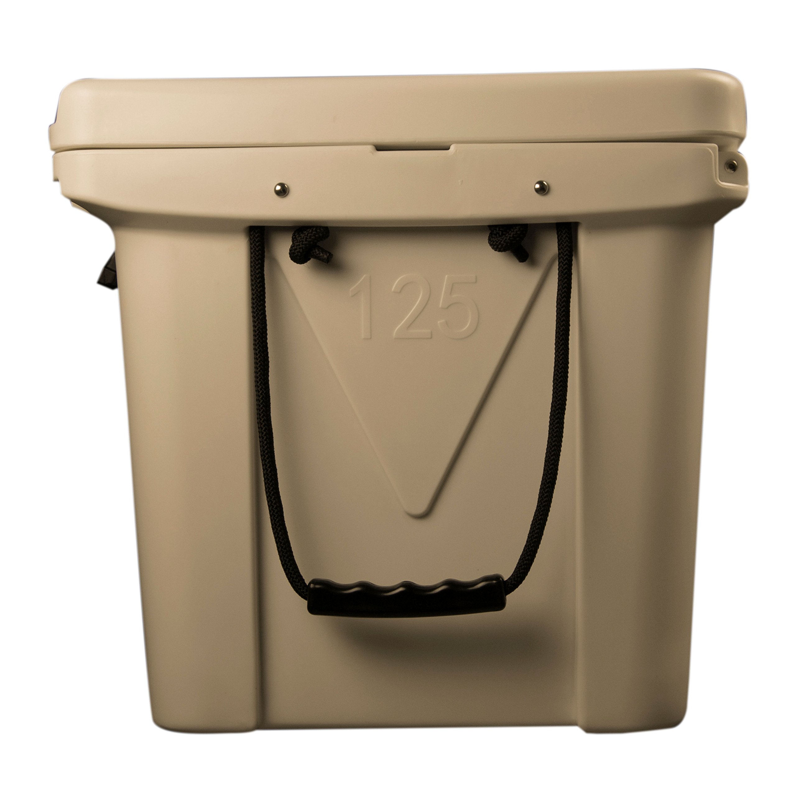 Mammoth Ranger 45 Quart Insulated Hard Cooler - Heavy Duty Ice Chest for Camping, Beach, Picnics & Outdoor Adventures | Holds 48 Cans | Tan Color | Perfect for BBQs, Tailgating & Fishing Trips