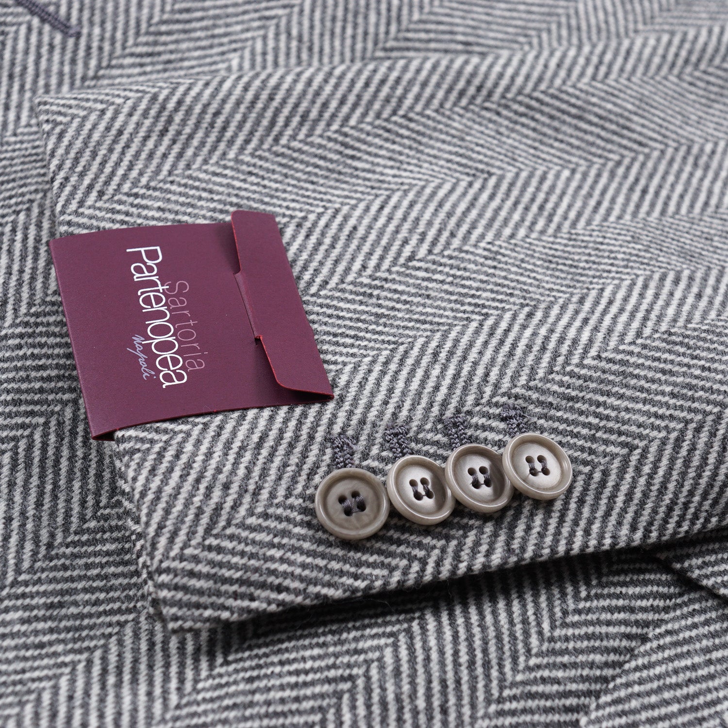 Sartoria Partenopea Slim Fit Wool Sport Coat for Men - Premium Italian Tailored Blazer for Business & Formal Occasions