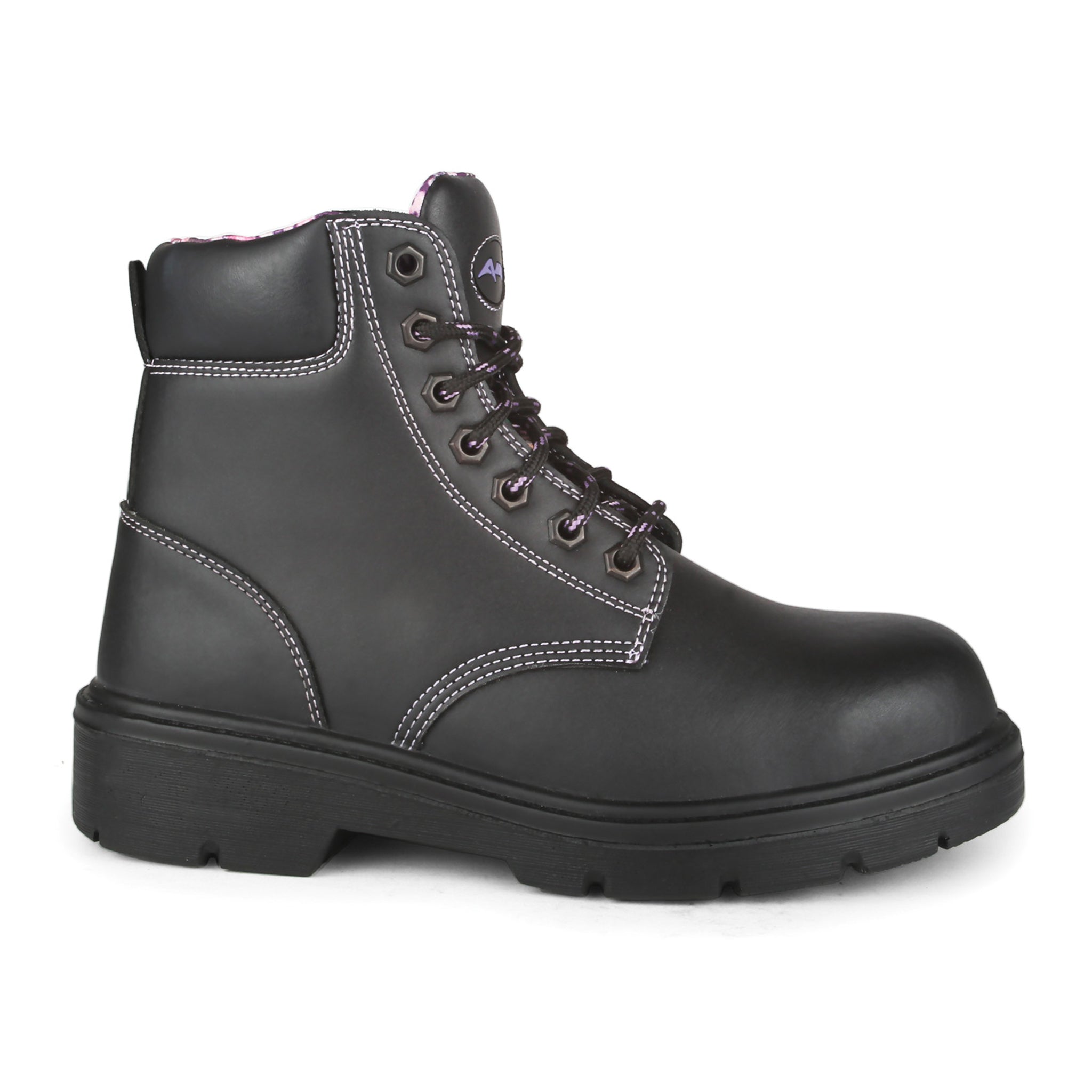 Acton ProLady Women's 5-Inch Steel Toe Work Safety Boots - OSHA Compliant, Slip Resistant, Electrical Hazard Protection - Black (Size 11) - Perfect for Construction, Warehouse & Industrial Work Environments