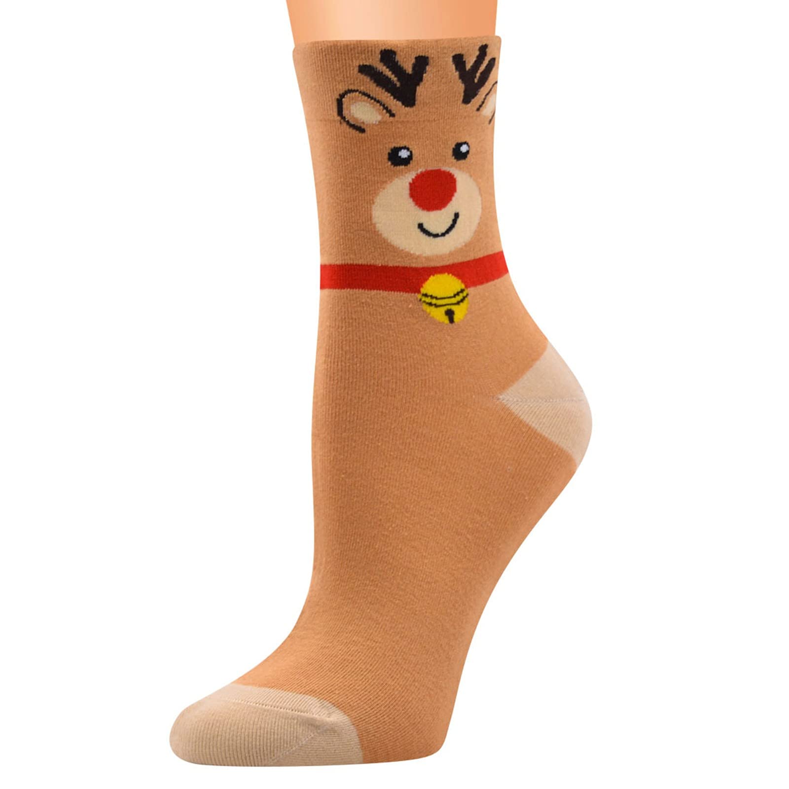 **Festive Christmas Socks for Women - Cozy Cotton Holiday Socks with Cute Xmas Designs - Perfect for Gifts, Parties & Winter Comfort**