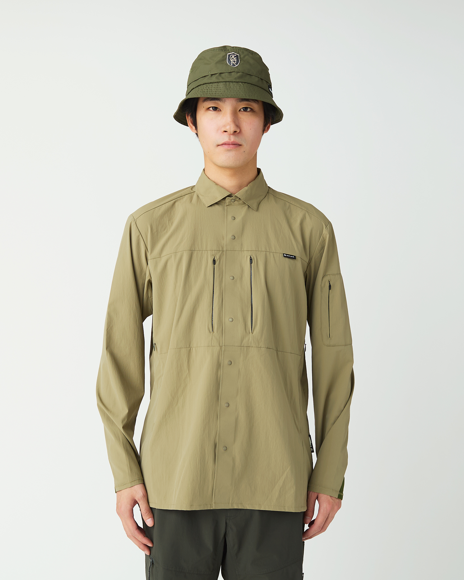 Breathable Stretch Dry Long Sleeve Shirt for Men - Moisture Wicking Outdoor Hiking & Travel Shirt