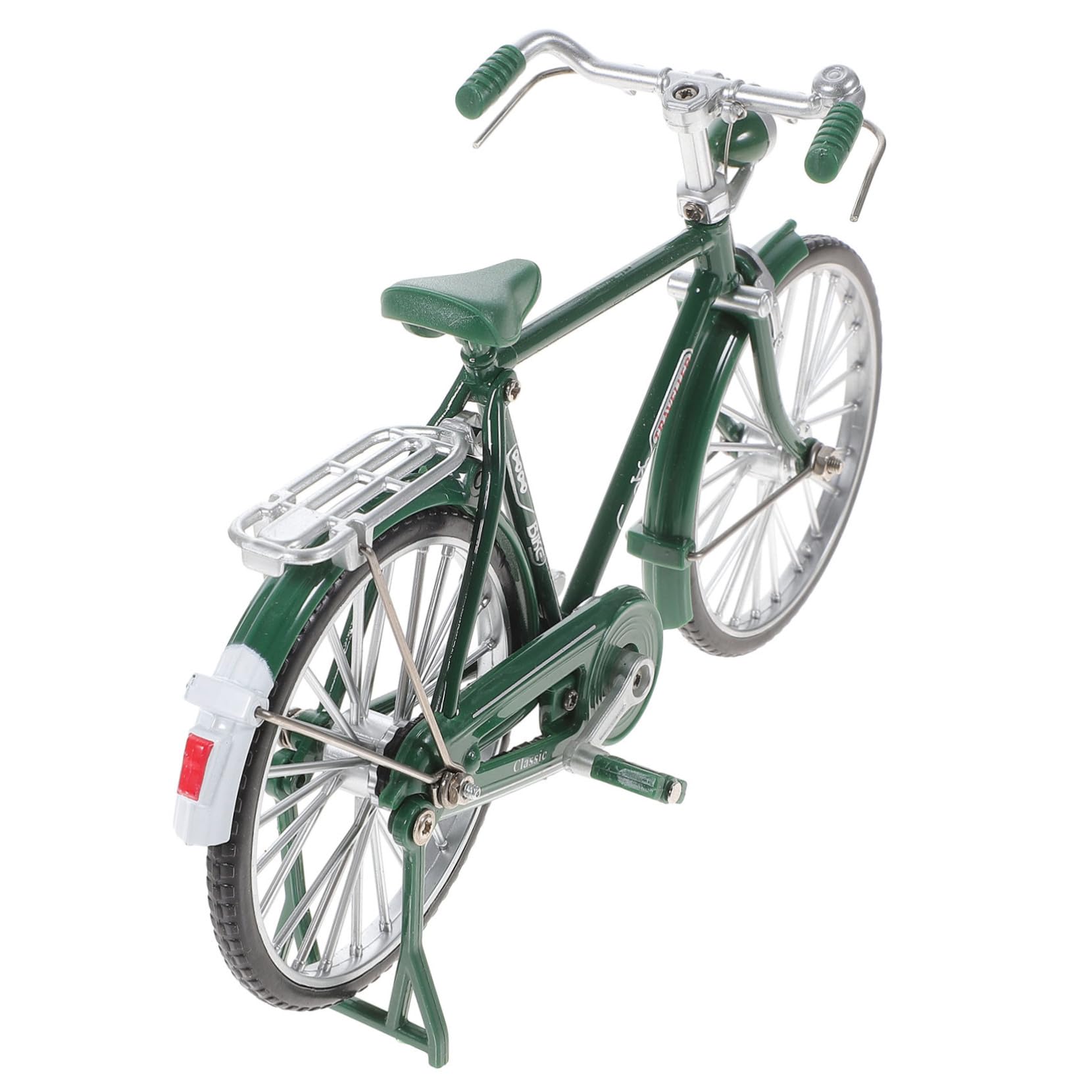 Vintage Style 1/10 Scale Miniature Bicycle Model - Handcrafted Bike Ornament for Home Decor, Office Desk Display, Cycling Enthusiast Collection & Gift Idea