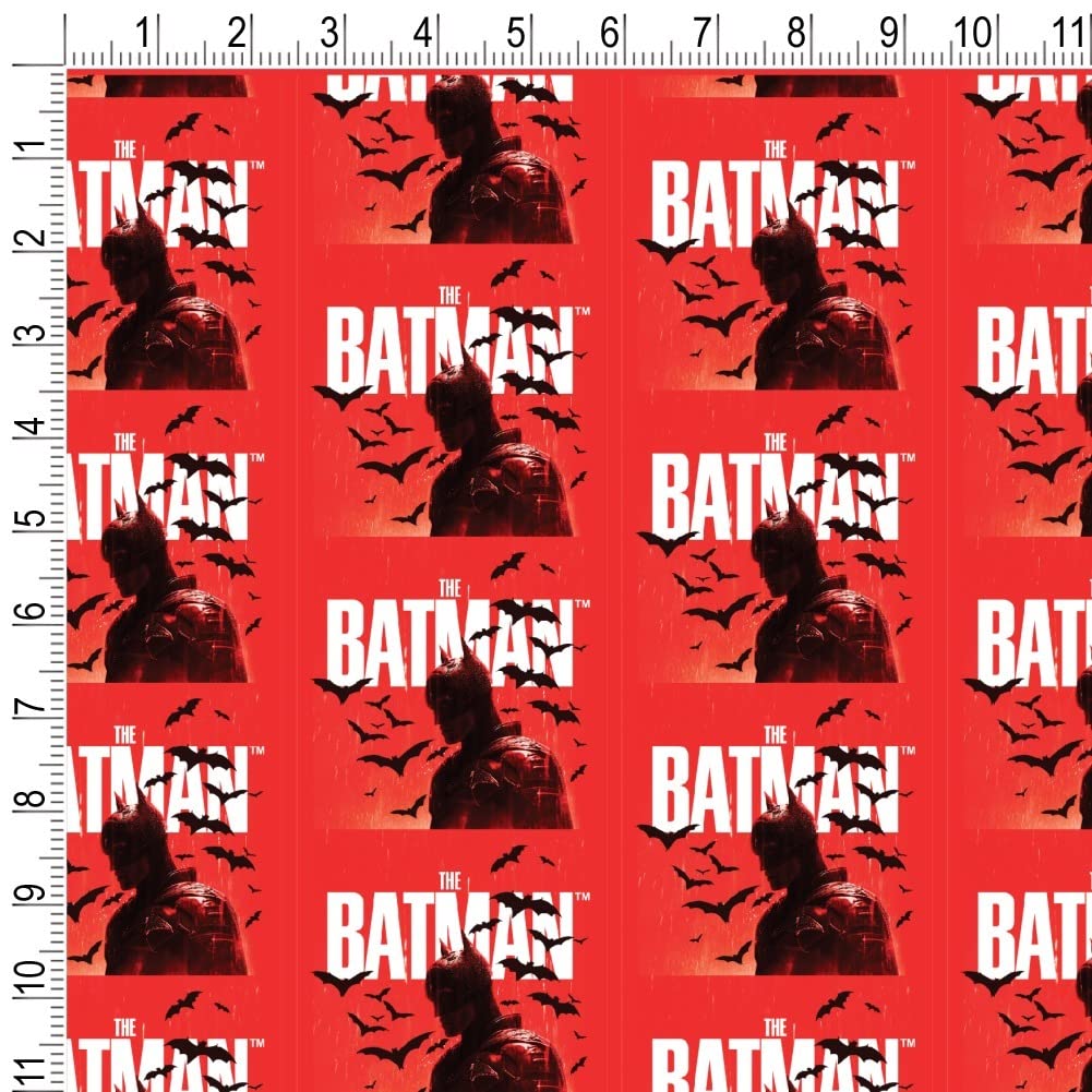 The Batman Gift Wrap - Premium Wrapping Paper Rolls for Birthday, Christmas & Party Gifts - DC Comics Superhero Theme - Perfect for Comic Fans & Collectors