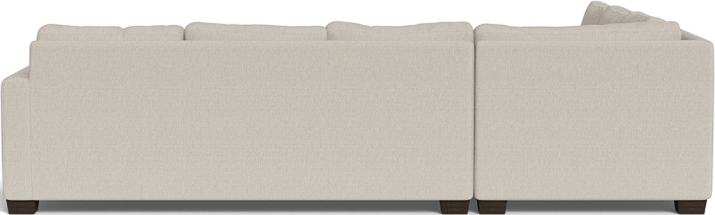 Track 121 Left Corner Sectional Sofa - Modern L-Shaped Couch for Living Room, Family Room & Home Theater - Comfortable Fabric Sectional with Chaise Lounge