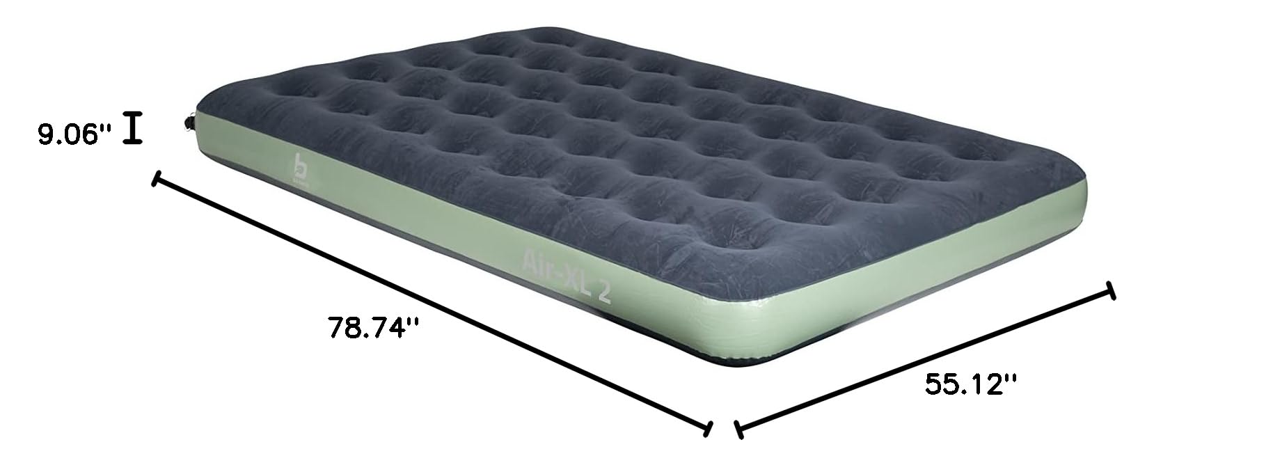 Inflatable Air Mattress - Velvet Plush Air-XL Queen Size for Camping, Guest Bed & Travel - Portable & Comfortable Sleep Solution