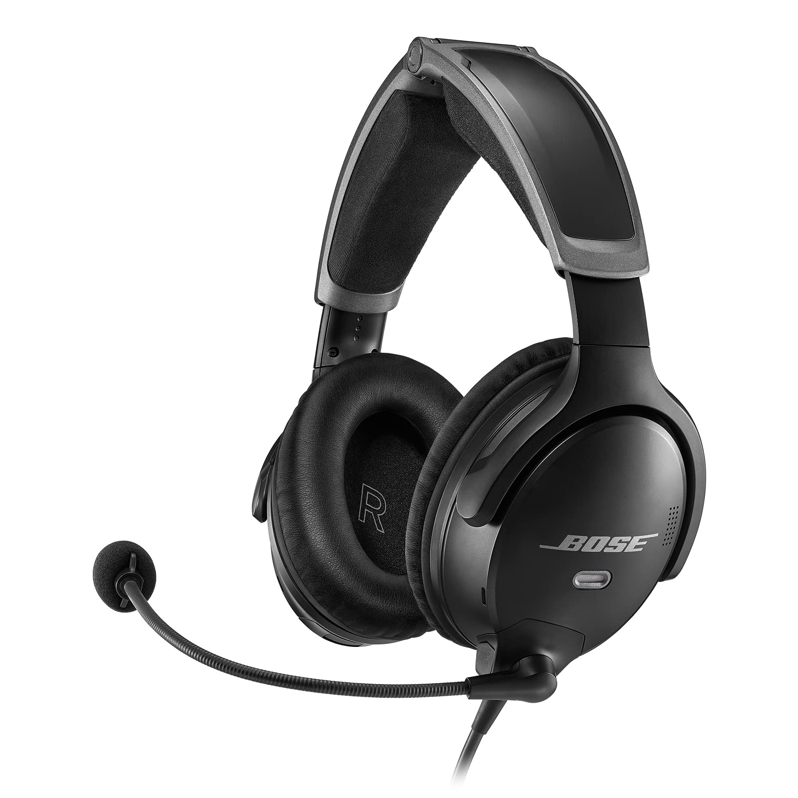 Bose A30 Aviation Headset with Bluetooth - Lightweight Comfortable Design, Adjustable ANR & Noise Cancelling (XLR 5-Pin) - Black - Perfect for Pilots & Aviation Enthusiasts