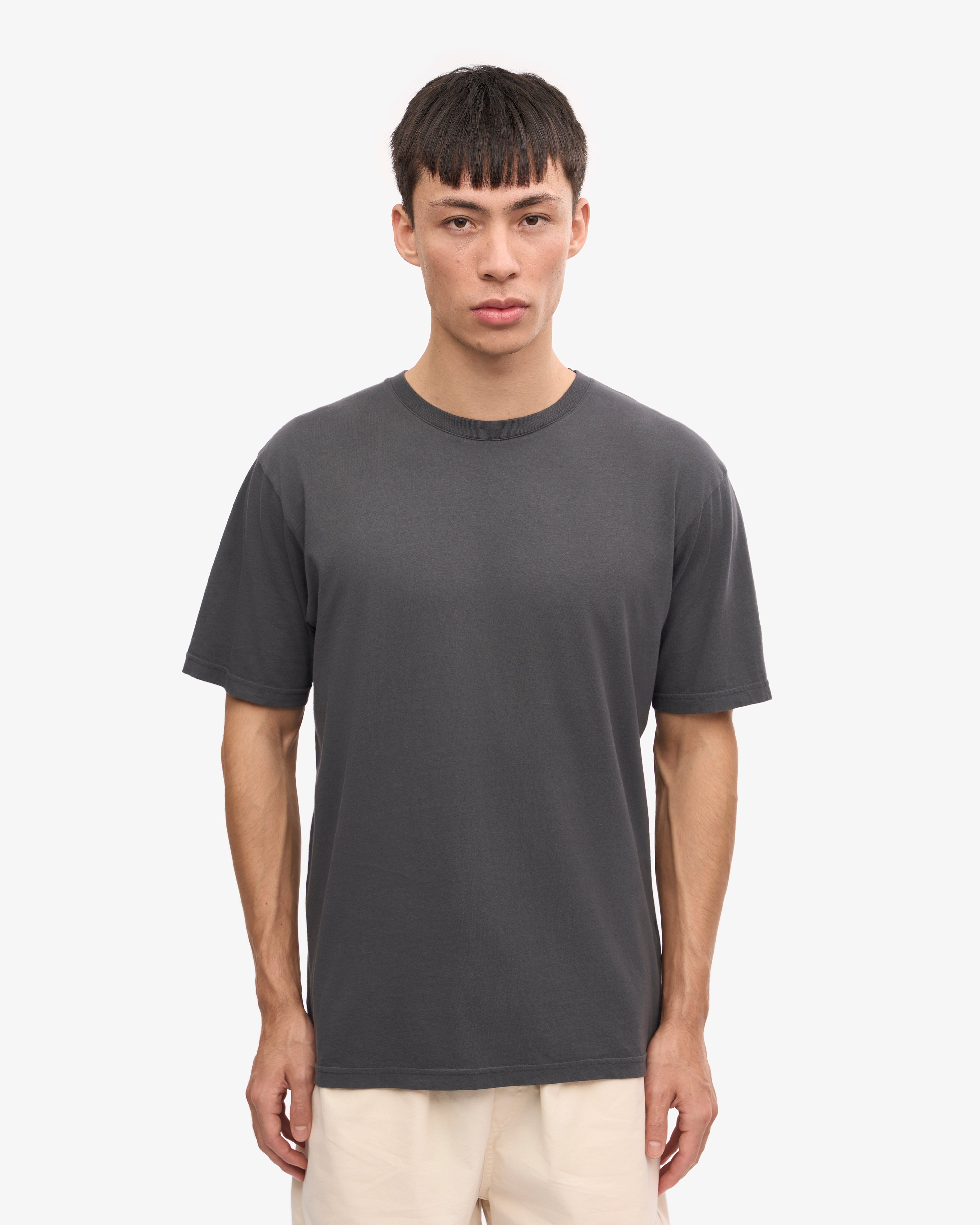 Classic Organic Cotton T-Shirt for Men & Women - Lava Grey | Eco-Friendly & Comfortable Casual Wear for Everyday Outfits