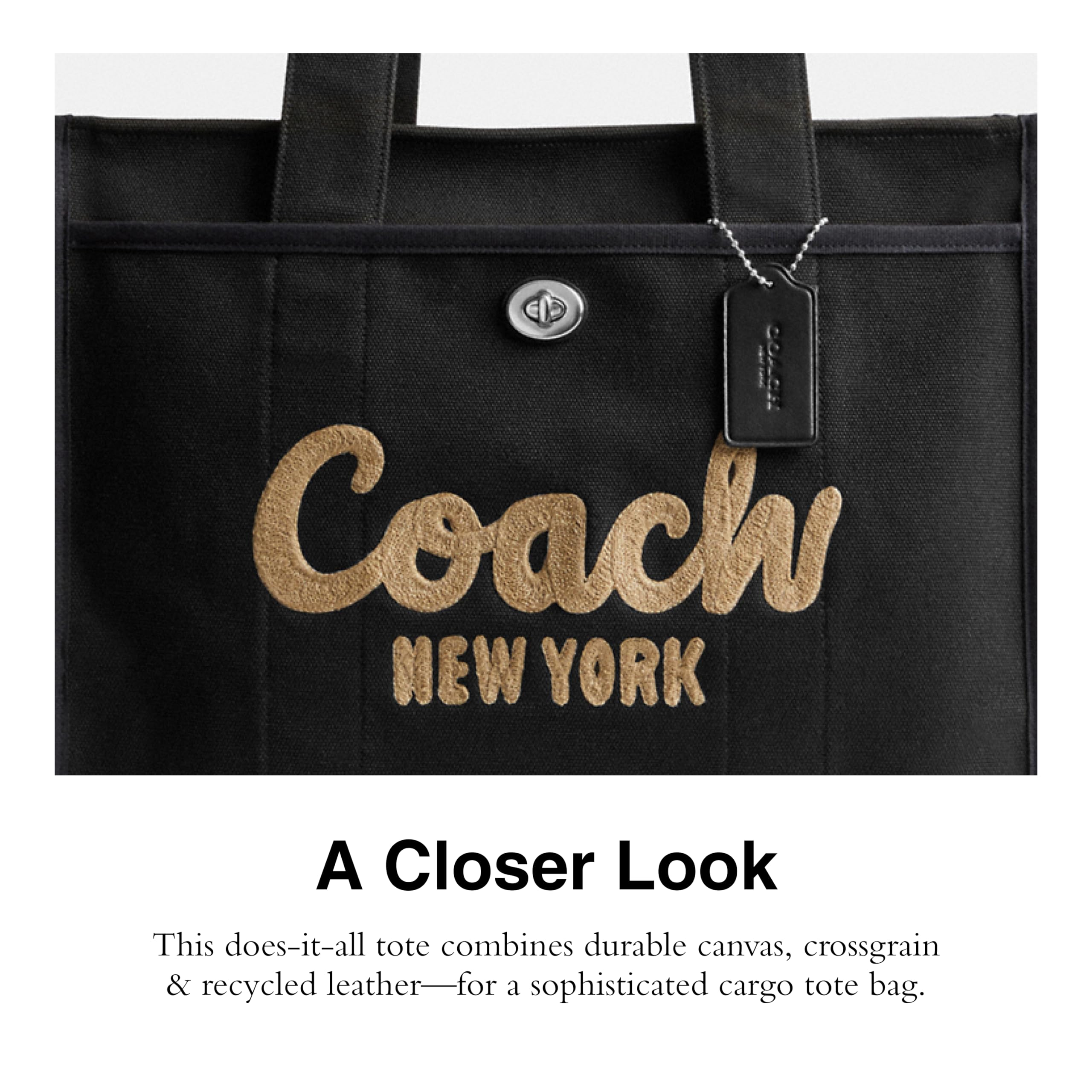 Coach Cargo Tote 42 - Stylish Large Capacity Shoulder Bag for Women | Perfect for Work, Travel & Everyday Use