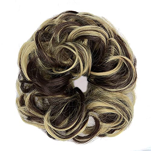 Dark Brown Mix Ash Blonde
