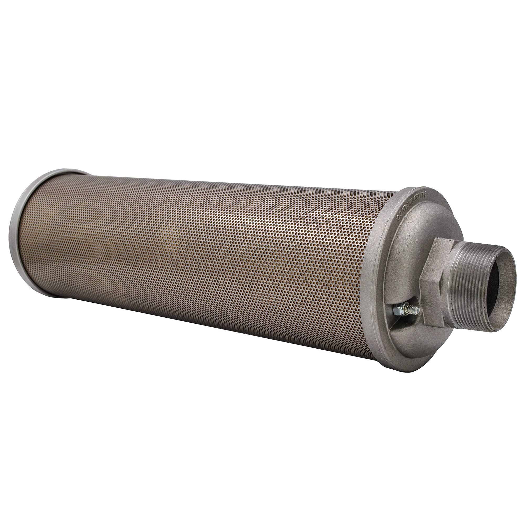 ALWITCO M20 Atomuffler Air Exhaust Muffler - 2 Inch NPT Male, Single Chamber, 125 PSI - Replacement Part for Compressed Air Systems - Ideal for Air Tools, Pneumatic Equipment & Industrial Applications
