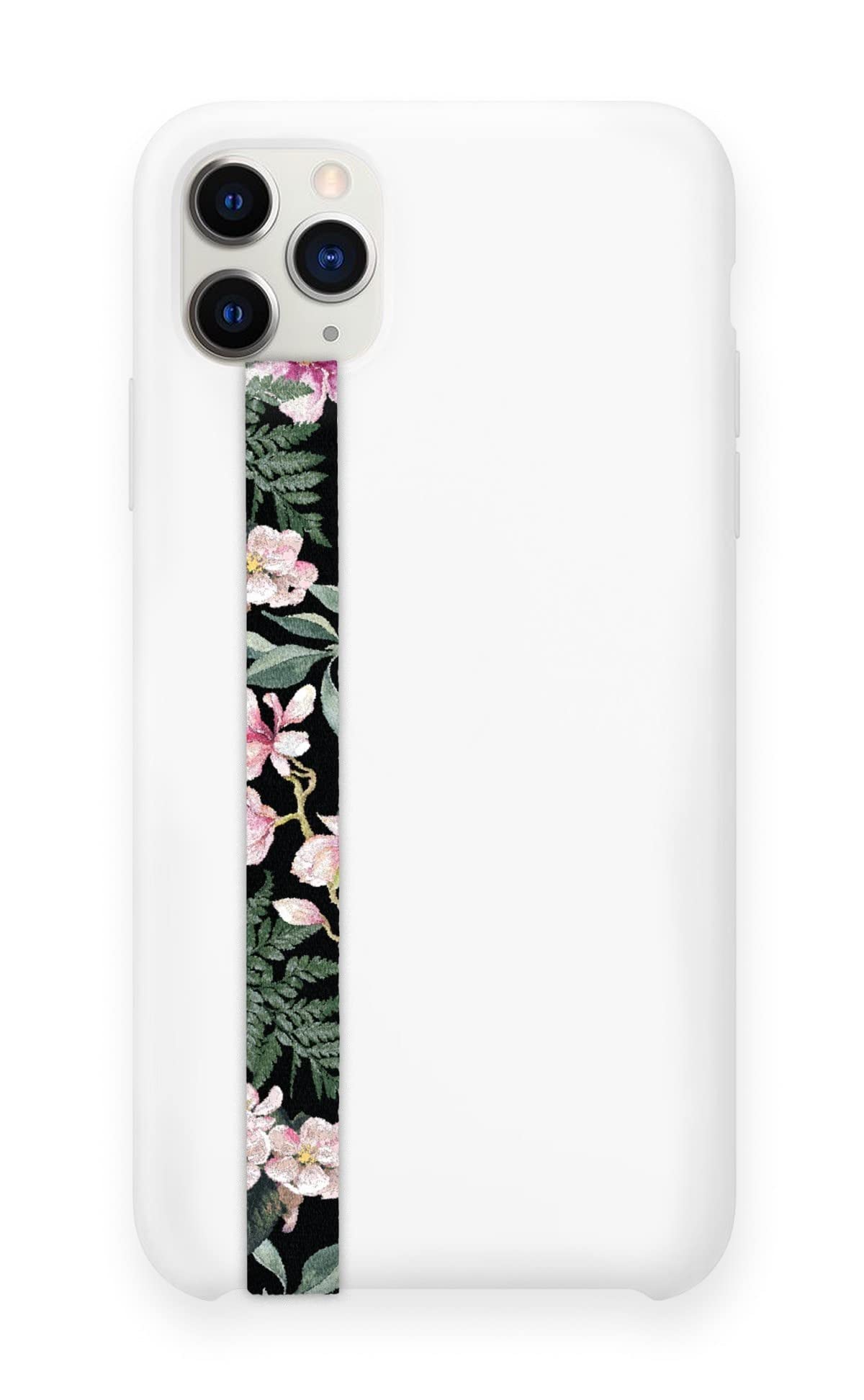 **Non-Elastic Phone Grip & Finger Holder - Small, Lightweight & Discreet Phone Strap for Secure One-Handed Use - Perfect for Running, Driving & Multitasking (Bloom)**