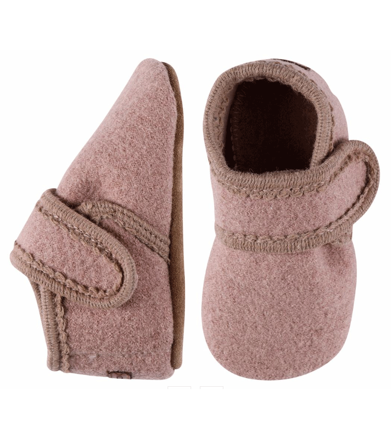 Melton Women's Soft Wool Slippers with Adjustable Velcro Straps - Cozy Indoor House Shoes for Winter Comfort