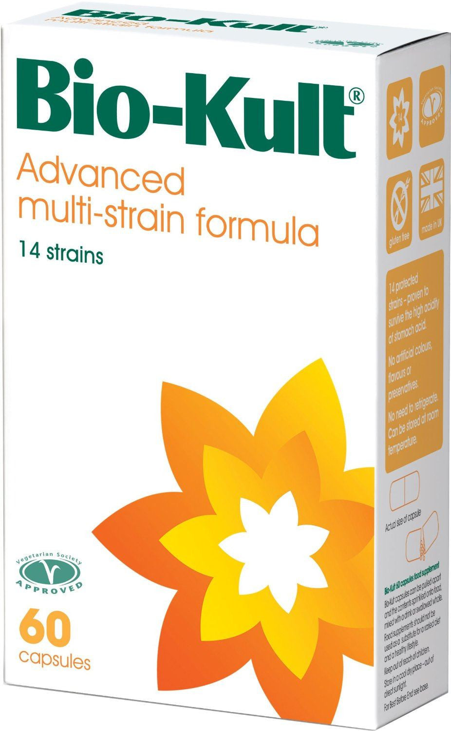 Bio Kult Advanced Multi Strain Probiotic Formula - 60 Capsules for Gut Health & Immune Support | Digestive Wellness & Daily Immune Boost