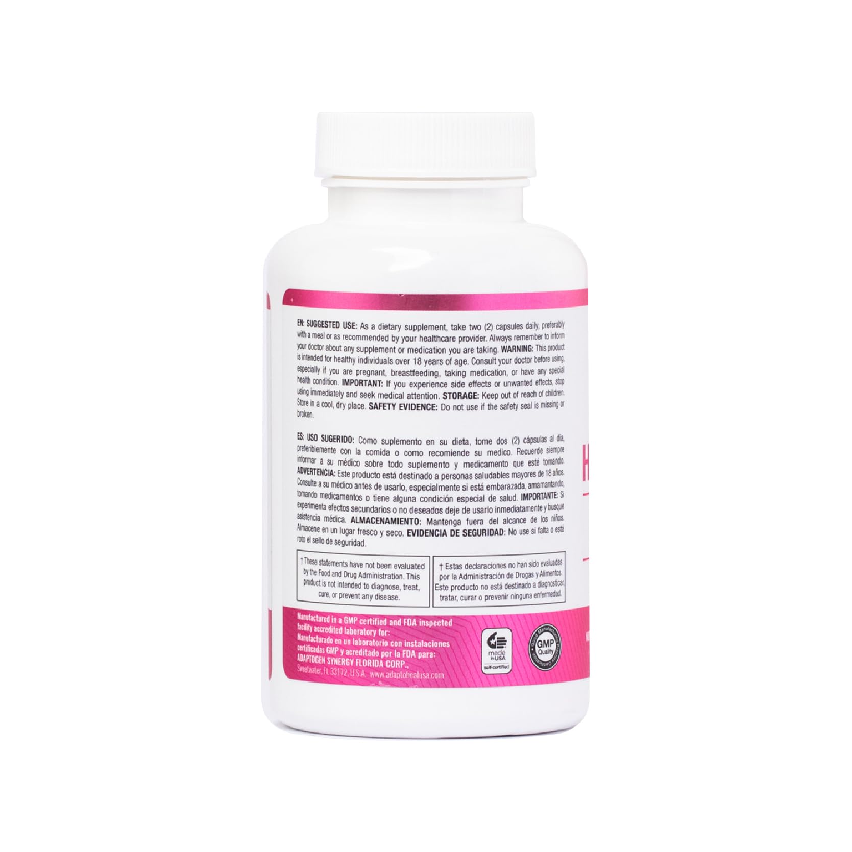 Hormone Balance Supplement for Women - Vegan Adaptogens with Vitex, Ginseng & Cat’s Claw - Gluten & Dairy Free (180 Capsules, 700mg) - Supports Menstrual Cycle, PMS & Menopause Relief