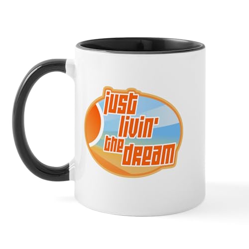 White/Black Inside - Livin' The Dream 3 Mug