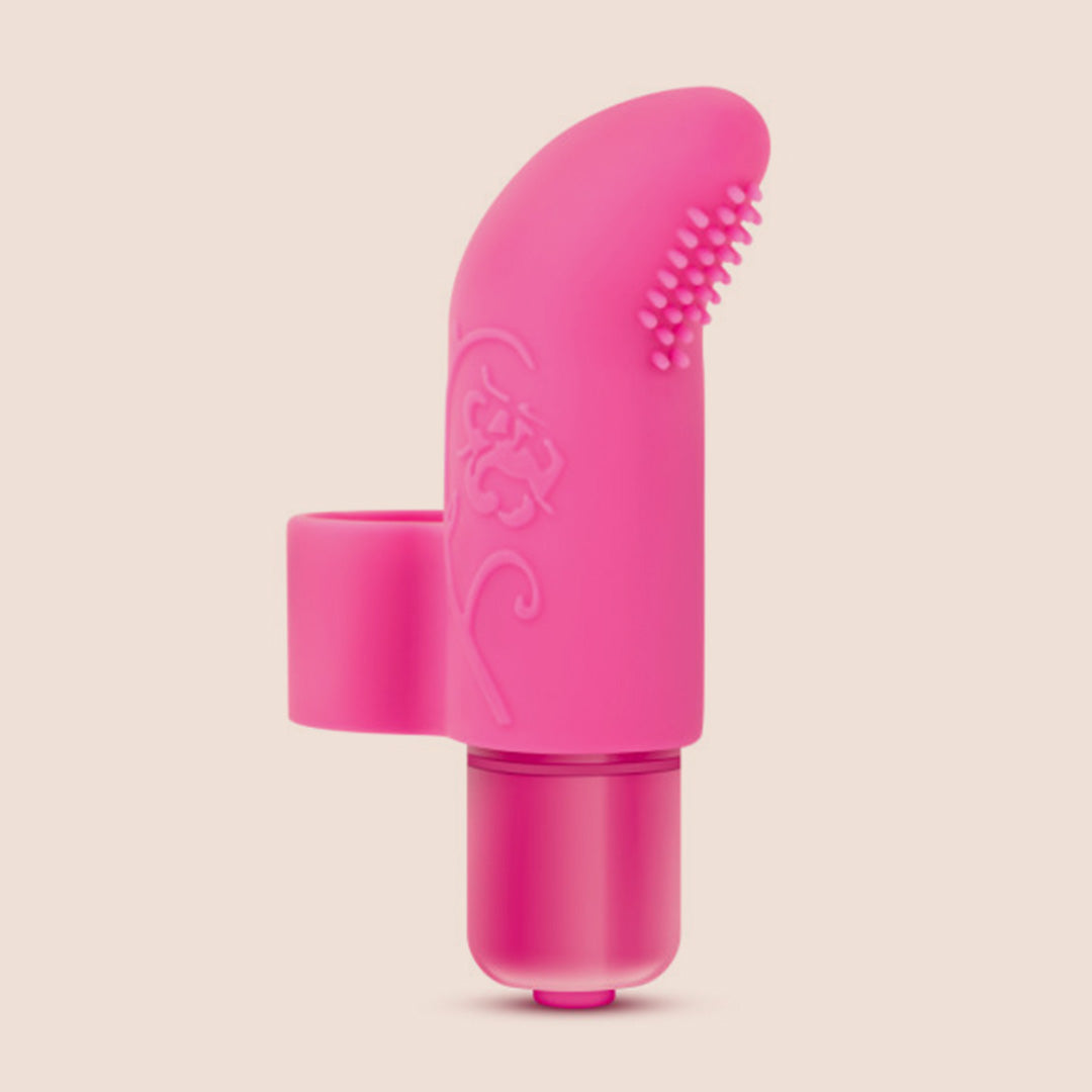 Play With Me Finger Vibe - Rechargeable Silicone Sleeve with Removable Bullet Vibrator for Couples | Waterproof & Body-Safe Adult Toy for Foreplay, Massage & Intimate Moments