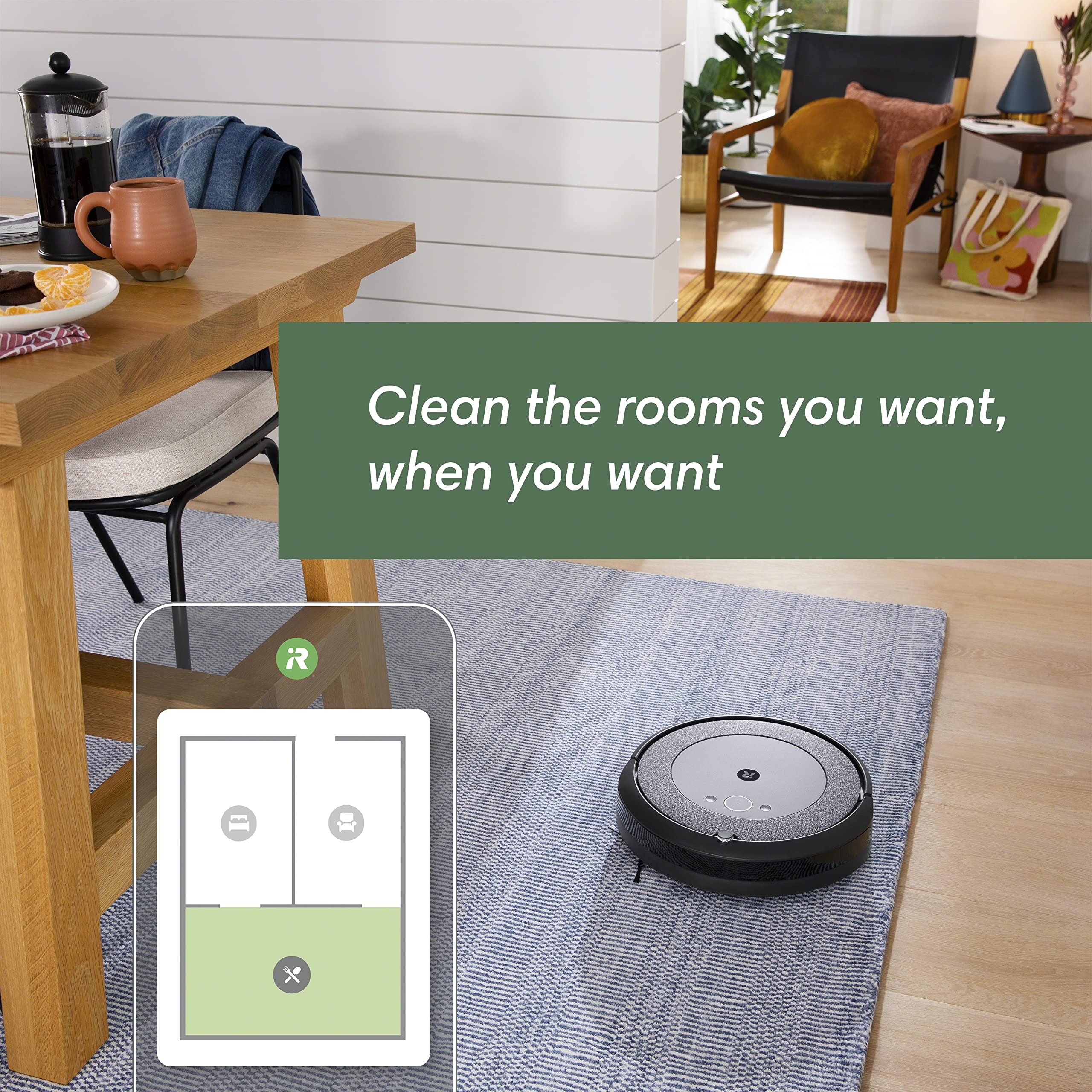 iRobot Roomba i3+ (3550) Robot Vacuum with Self-Emptying Clean Base Automatic Dirt Disposal - Smart WiFi Connected for Pet Hair & Hard Floors - Ideal for Homes with Pets & Busy Families