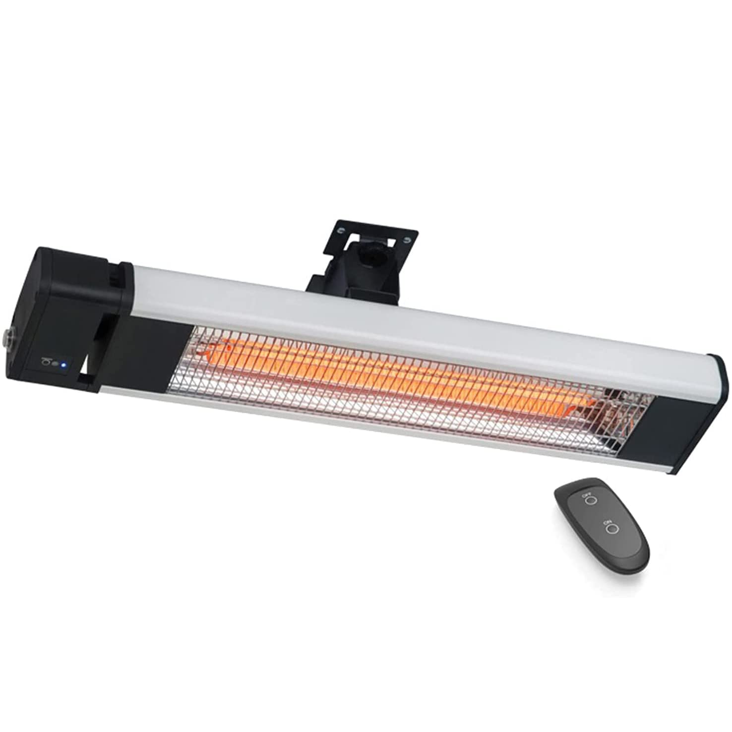 HBIAO 1500W/750W Adjustable Infrared Patio Heater - IP65 Waterproof Wall & Ceiling Mounted Indoor Outdoor Heater for Patio, Garage, Deck, Restaurant & Backyard