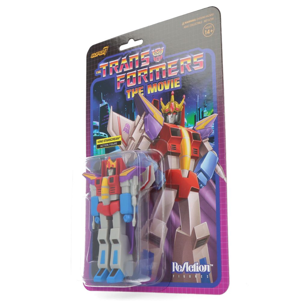 Transformers Wave 4 King Starscream ReAction Figure - Collectible Action Figure for Display & Play | Perfect for Fans, Collectors & Toy Enthusiasts