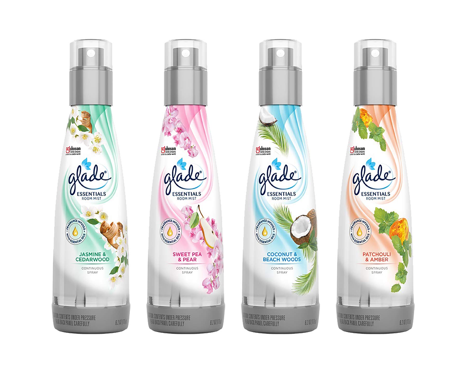 Glade Fine Fragrance Mist Air Freshener Spray - 6.2 Oz Variety Pack (1 Pack) - Fresh Scents for Home, Bathroom & Office