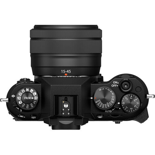 FUJIFILM X-T50 Mirrorless Digital Camera with XC15-45mmF3.5-5.6 OIS PZ Lens Kit (Black) - Perfect for Travel Photography, Vlogging & Street Shooting