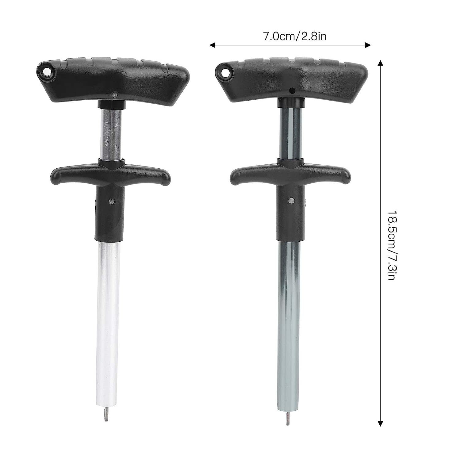 2-Pack Fishing Hook Remover Tool Set - Durable Stainless Steel Hook Extractor for Anglers, Boat Fishing & Outdoor Enthusiasts - Perfect for Catch & Release, Saltwater & Freshwater Fishing