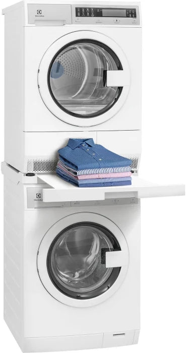 Electrolux ELTE730CAW 5.1 Cu. Ft. Front Load Washer & 8 Cu. Ft. Electric Dryer Laundry Tower in White - Perfect for Small Spaces & Energy-Efficient Home Laundry