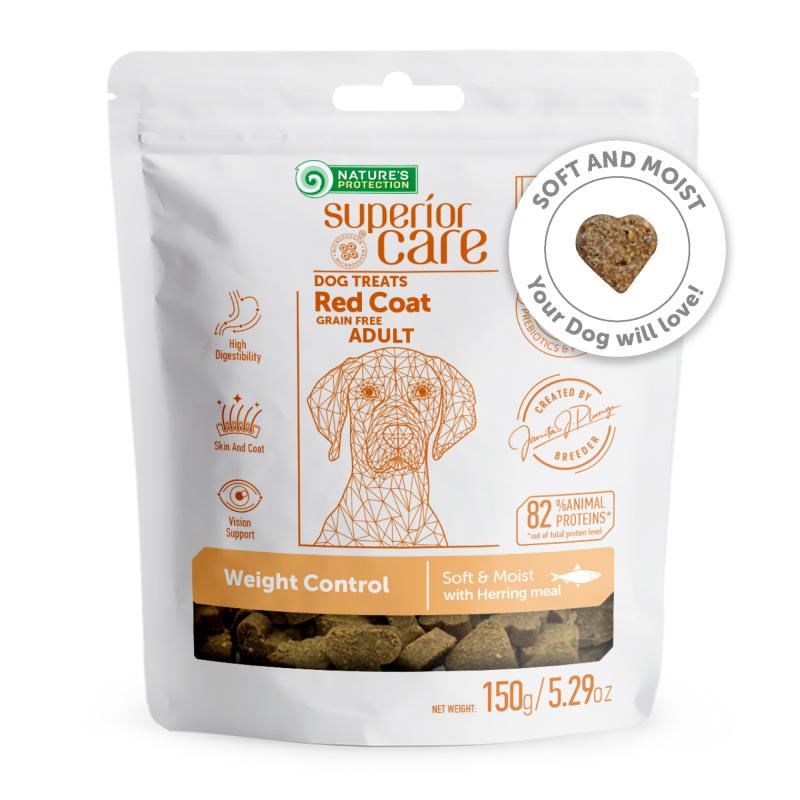 Weight Control Herring Dog Treats for Adult Dogs - Healthy Low-Calorie Snacks for Training & Rewards